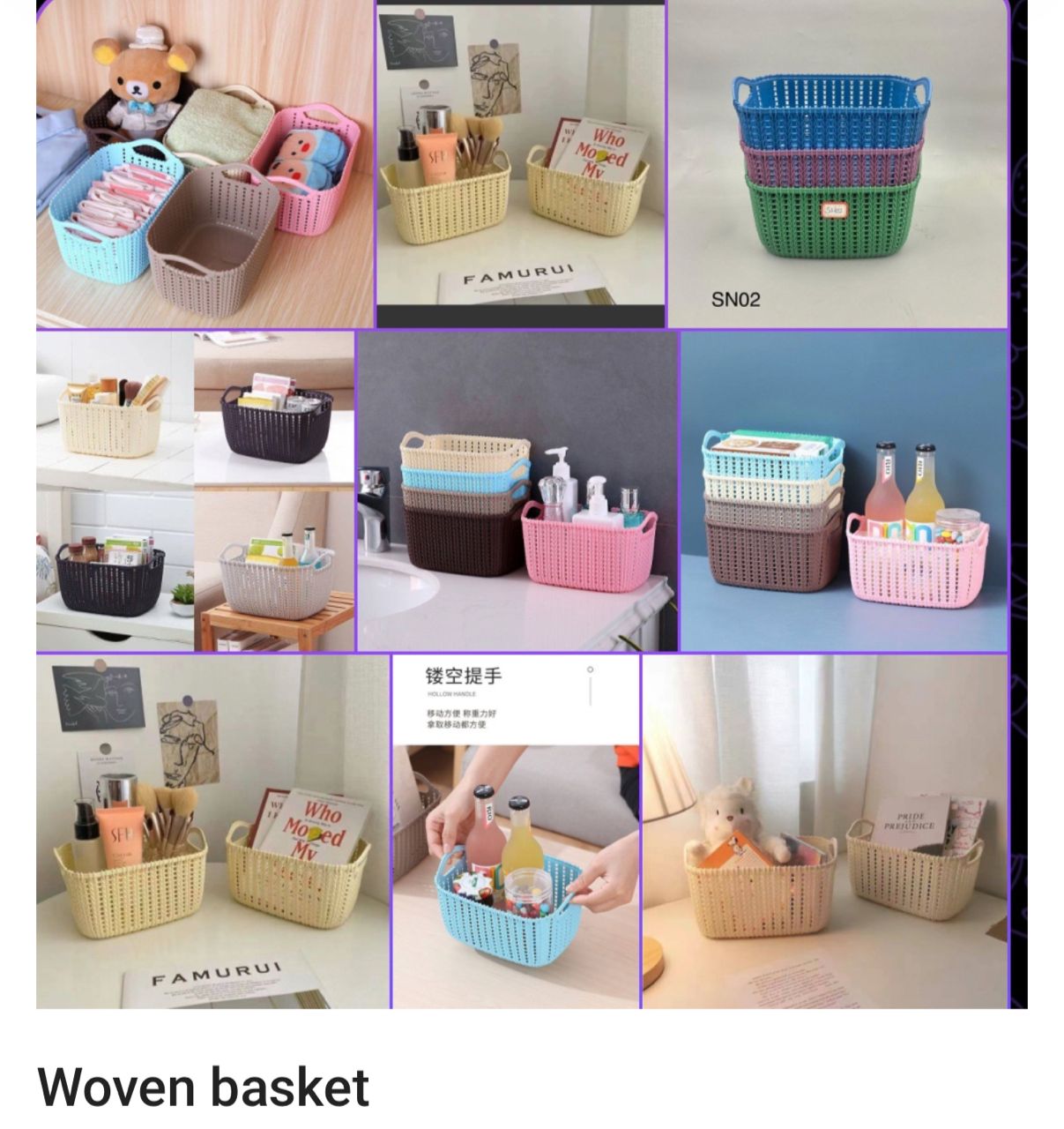 Woven baskets