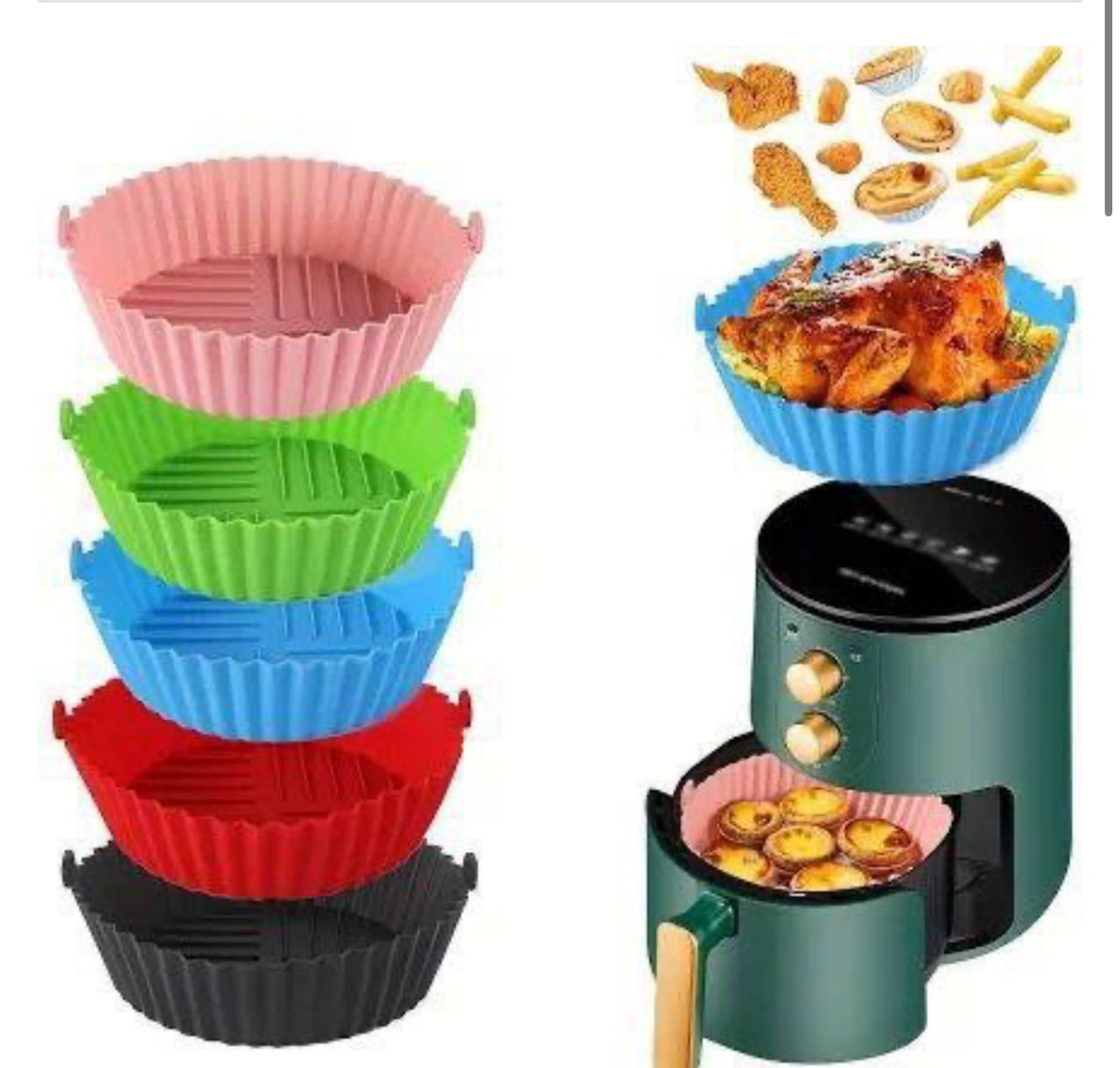 Slicone Airfryer liner